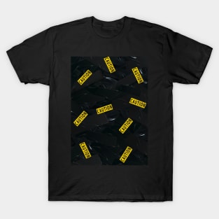 Caution pattern T-Shirt